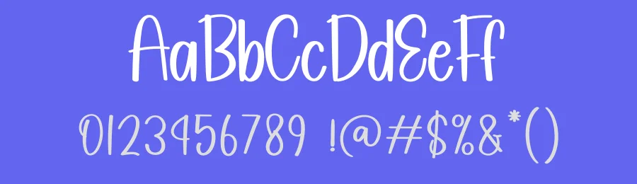 Birthday Card Script Font by creativeletter — Display Font — thumbnail 3