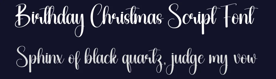 Birthday Christmas Script Font by creativeletter — Script Handwritten Font — thumbnail 2