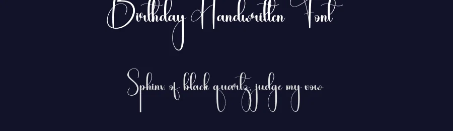 Birthday Handwritten Font by andikastudio — Script Handwritten Font — thumbnail 2