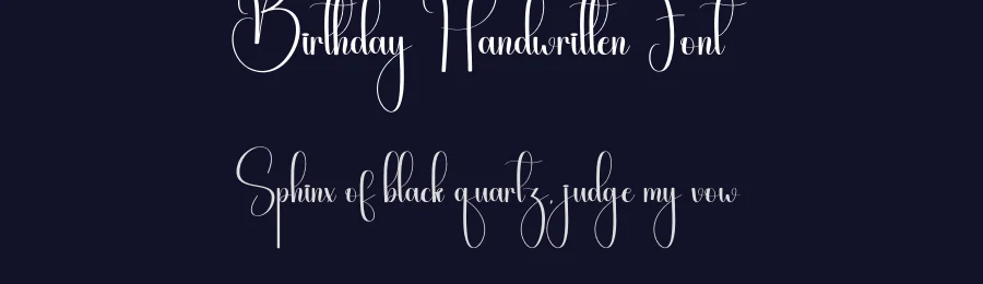 Birthday Handwritten Font by andikastudio — Script Handwritten Font — thumbnail 2