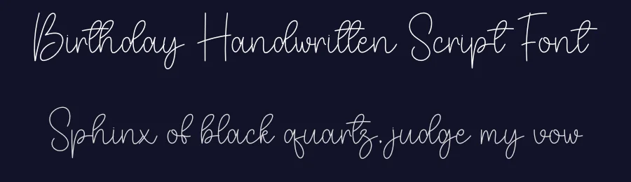 Birthday Handwritten Script Font by andikastudio — Script Handwritten Font — thumbnail 2
