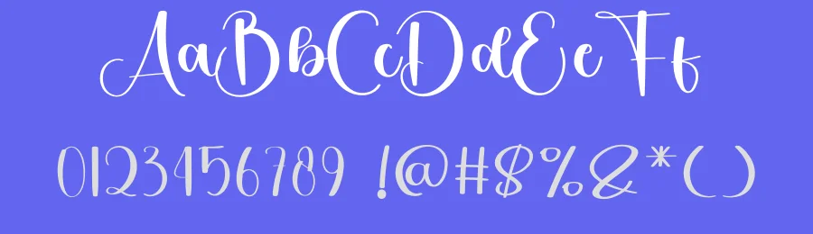 Birthday Magnolia – Creative Handwritten Font by freshtypeink — Script Handwritten Font — thumbnail 3