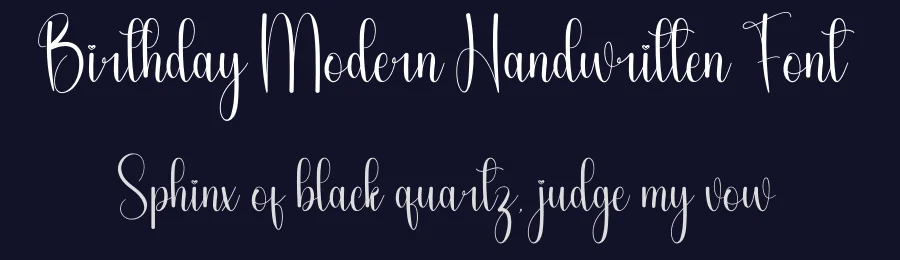 Birthday Modern Handwritten Font by andikastudio — Script Handwritten Font — thumbnail 2
