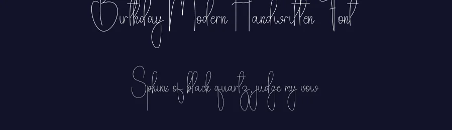 Birthday Modern Handwritten Font by andikastudio — Script Handwritten Font — thumbnail 2