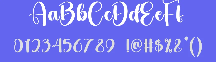 Birthday – Modern Script Handwritten Font by creativeletter — Script Handwritten Font — thumbnail 3