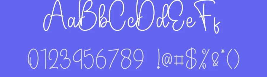 Birthday Party – Modern Script Font by andikastudio — Script Handwritten Font — thumbnail 3