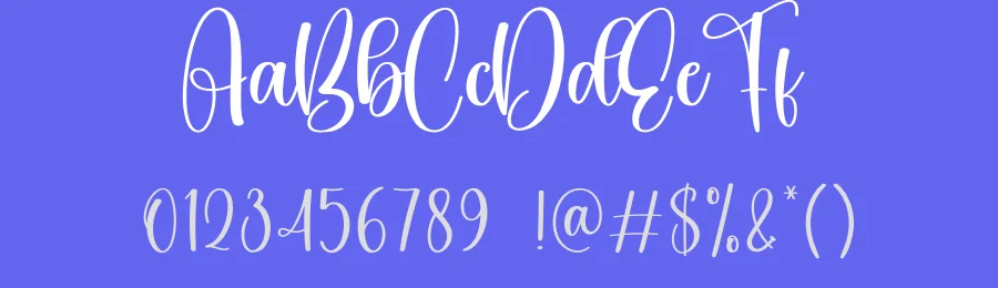 Birthday Script Handwritten Font by creativeletter — Script Handwritten Font — thumbnail 3