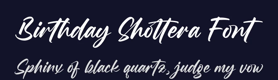 Birthday Shottera Font by letterenastudios — Script Handwritten Font — thumbnail 2