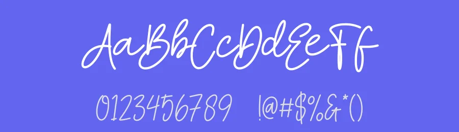 Birthday Signature Script Font by Craftedtype — Script Handwritten Font — thumbnail 3