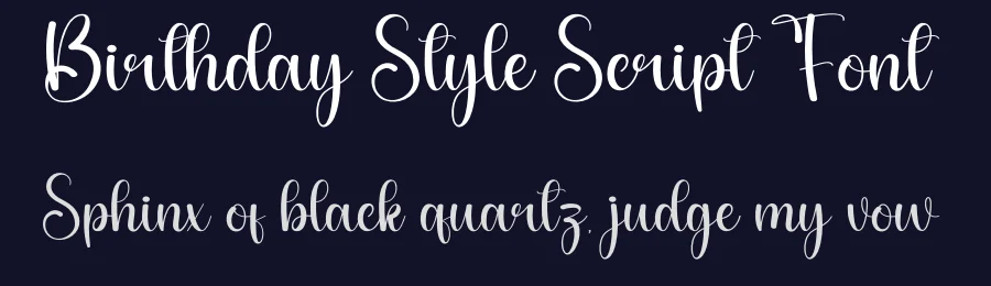 Birthday Style Script Font by andikastudio — Script Handwritten Font — thumbnail 2