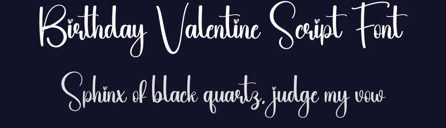Birthday Valentine Script Font by creativeletter — Script Handwritten Font — thumbnail 2