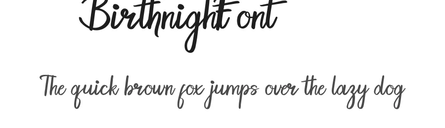Birthnight Font by noahtype — Script Handwritten Font