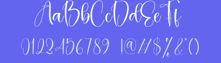 Birthstone Calligraphy Font by creativeletter — Script Handwritten Font — thumbnail 3