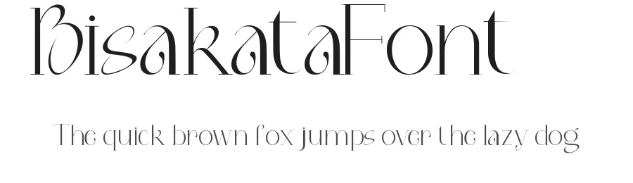 Bisakata Font by nihstudio — Display Font