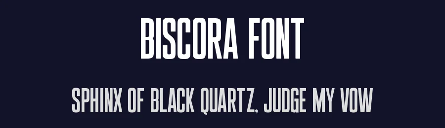 Biscora Font by Almairatype — Display Font — thumbnail 2