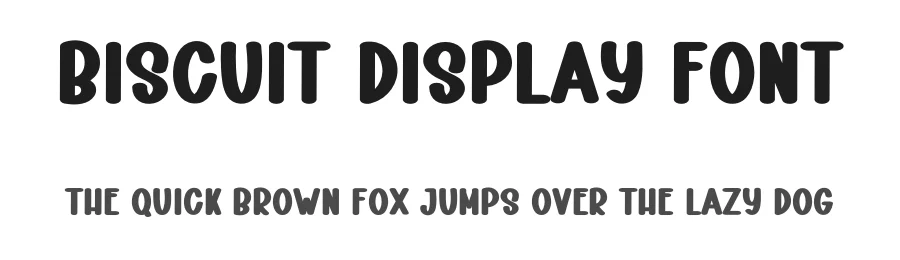 Biscuit Display Font by freshtypeink — Display Font