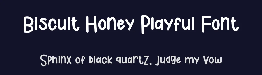 Biscuit Honey Playful Font by freshtypeink — Display Font — thumbnail 2