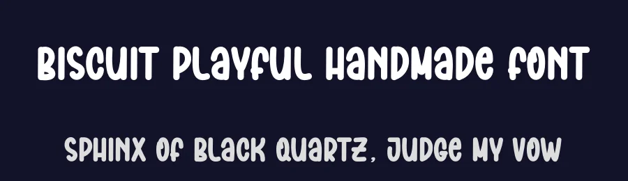 Biscuit Playful Handmade Font by andikastudio — Display Font — thumbnail 2