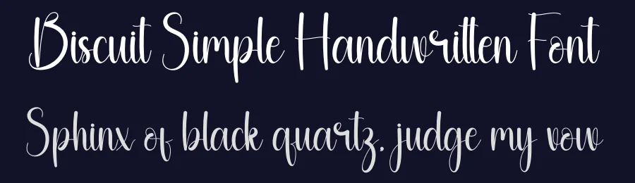 Biscuit Simple Handwritten Font by andikastudio — Script Handwritten Font — thumbnail 2