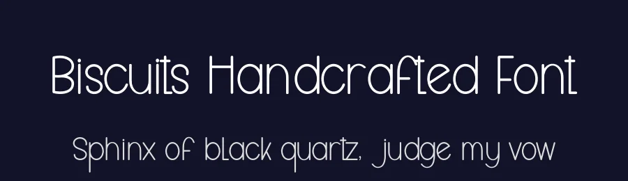 Biscuits Handcrafted Font by freshtypeink — Display Font — thumbnail 2