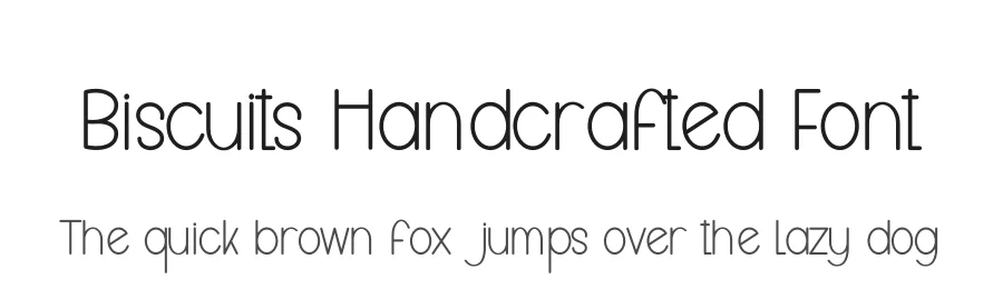Biscuits Handcrafted Font by freshtypeink — Display Font