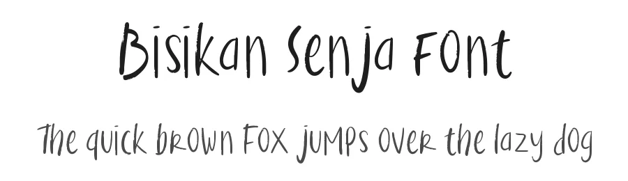 Bisikan Senja Font by nihstudio — Script Handwritten Font