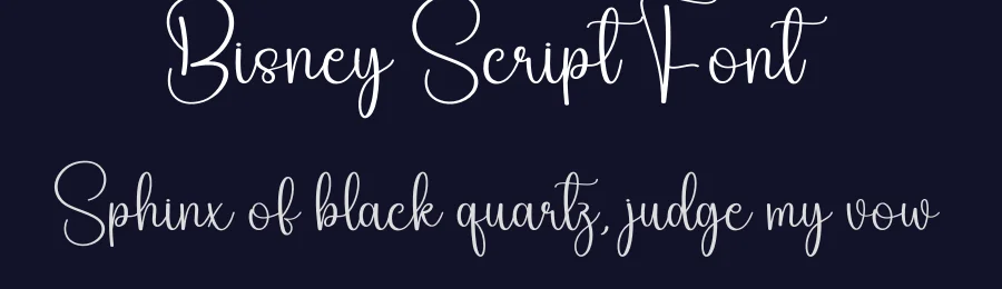 Bisney Script Font by andikastudio — Script Handwritten Font — thumbnail 2
