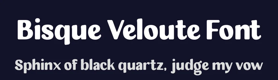 Bisque Veloute Font by Krismagraph — Display Font — thumbnail 2