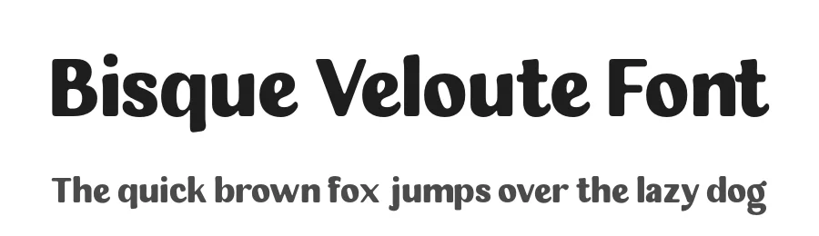 Bisque Veloute Font by Krismagraph — Display Font