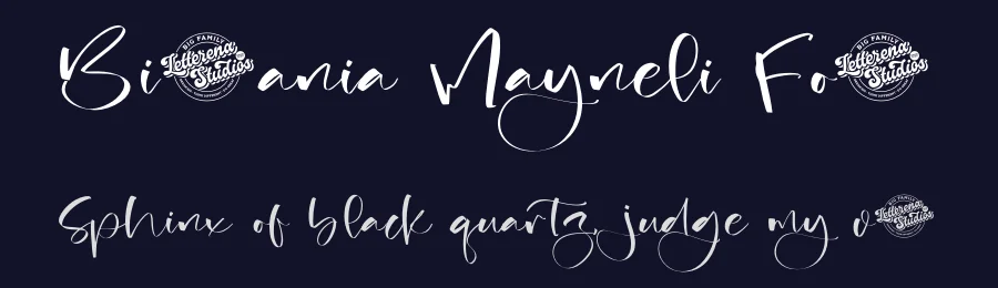 Bistania Mayneli Font by letterenastudios — Script Handwritten Font — thumbnail 2