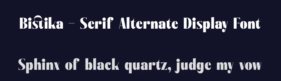 Bistika – Serif Alternate Display Font by timelesstype.co — Display Font — thumbnail 2