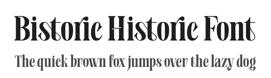 Bistoric Historic Font by timelesstype.co — Serif Font