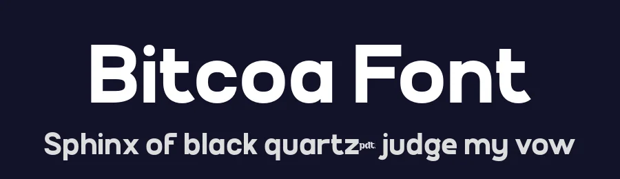 Bitcoa Font by productype — Decorative Font — thumbnail 2