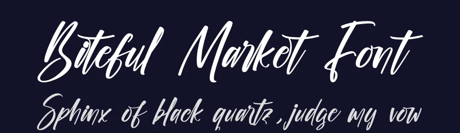Biteful Market Font by stylishtype.co — Script Handwritten Font — thumbnail 2