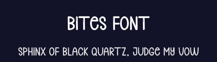 Bites Font by creativeletter — Display Font — thumbnail 2
