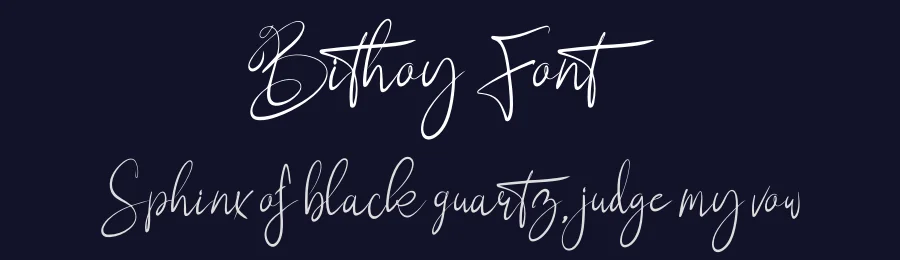 Bithoy Font by khalwastudio — Script Handwritten Font — thumbnail 2
