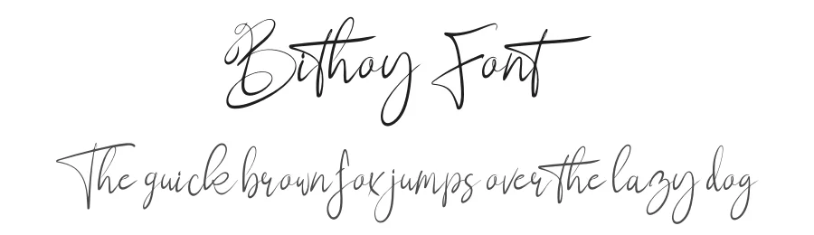 Bithoy Font by khalwastudio — Script Handwritten Font