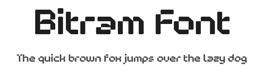Bitram Font by Drizy — Display Font
