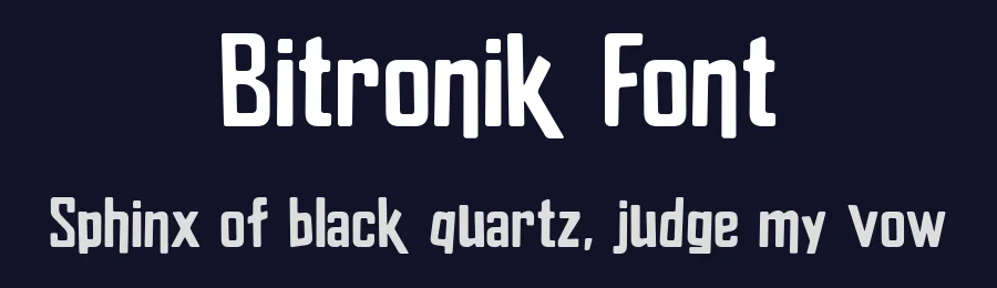Bitronik Font by Creatifontstudios — Decorative Font — thumbnail 2