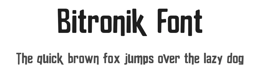 Bitronik Font by Creatifontstudios — Decorative Font