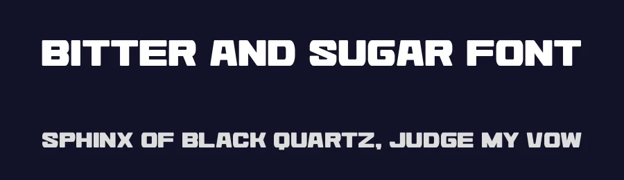 Bitter And Sugar Font by Gomarice — Sans Serif Font — thumbnail 2