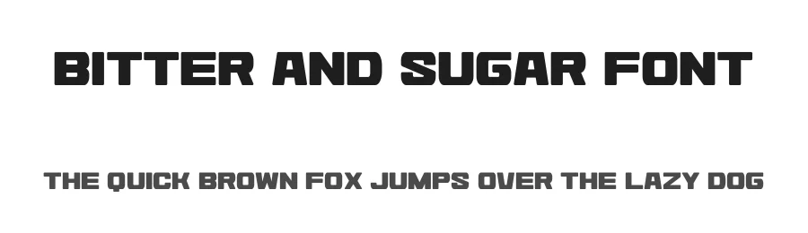Bitter And Sugar Font by Gomarice — Sans Serif Font