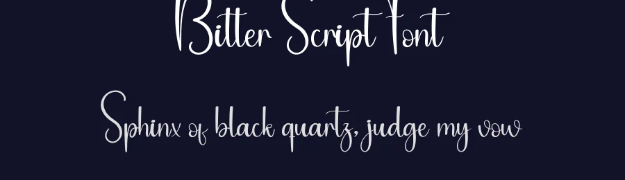 Bitter Script Font by andikastudio — Script Handwritten Font — thumbnail 2