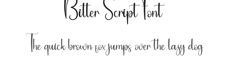Bitter Script Font by andikastudio — Script Handwritten Font