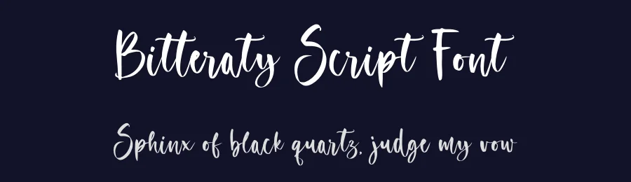 Bitteraty Script Font by gatype — Script Handwritten Font — thumbnail 2