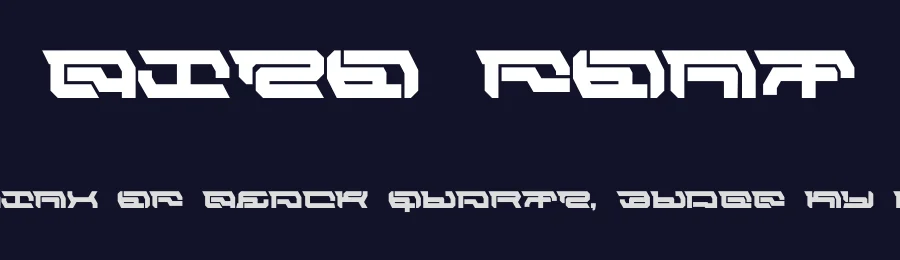 Bizo Font by MaikoHatta — Display Font — thumbnail 2
