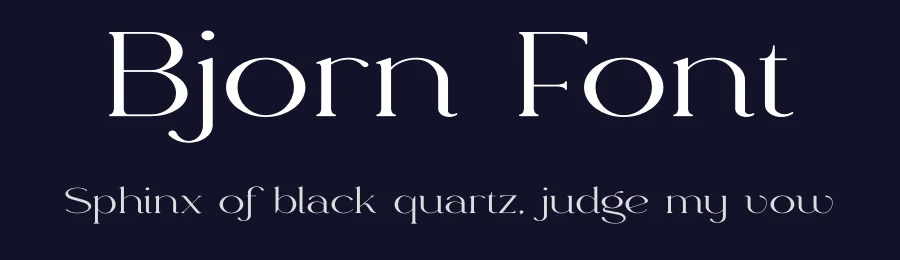 Bjorn Font by vpcreativeshop — Serif Font — thumbnail 2