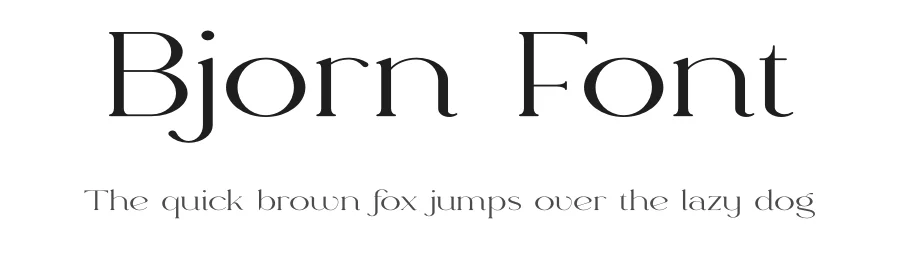 Bjorn Font by vpcreativeshop — Serif Font