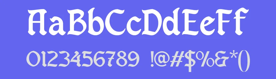 Blacher Blackletter Font by burntilldead — Blackletter Font — thumbnail 3