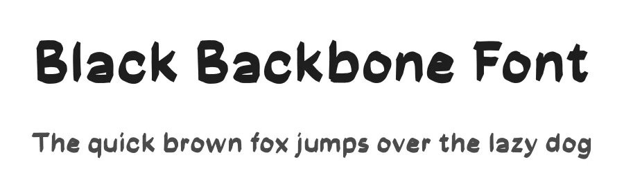 Black Backbone Font by Studio Hello Good — Display Font